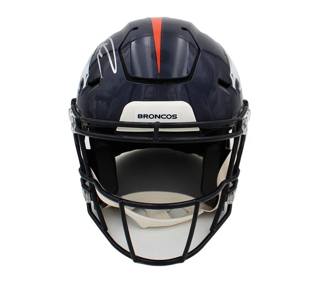 Russell Wilson Signed Denver Broncos Speed Flex Authentic NFL Helmet