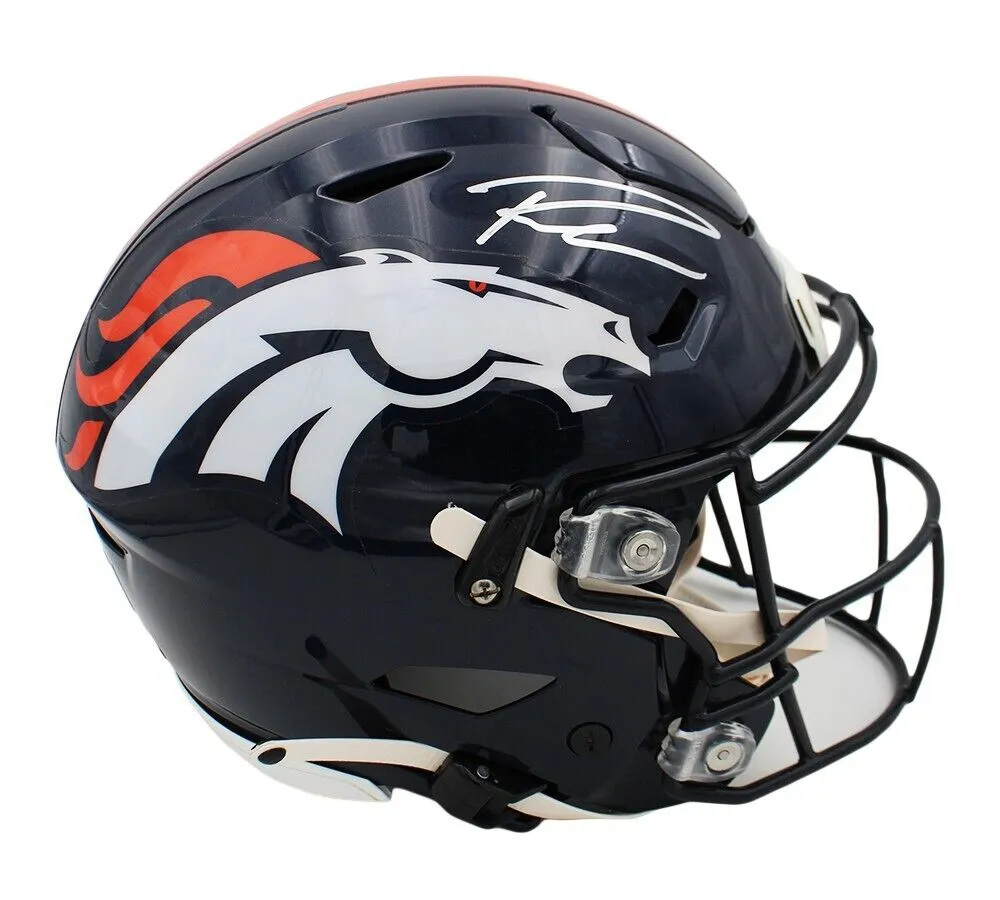 Russell Wilson Signed Denver Broncos Speed Flex Authentic NFL Helmet