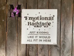 S0853 Emotional Baggage Tote