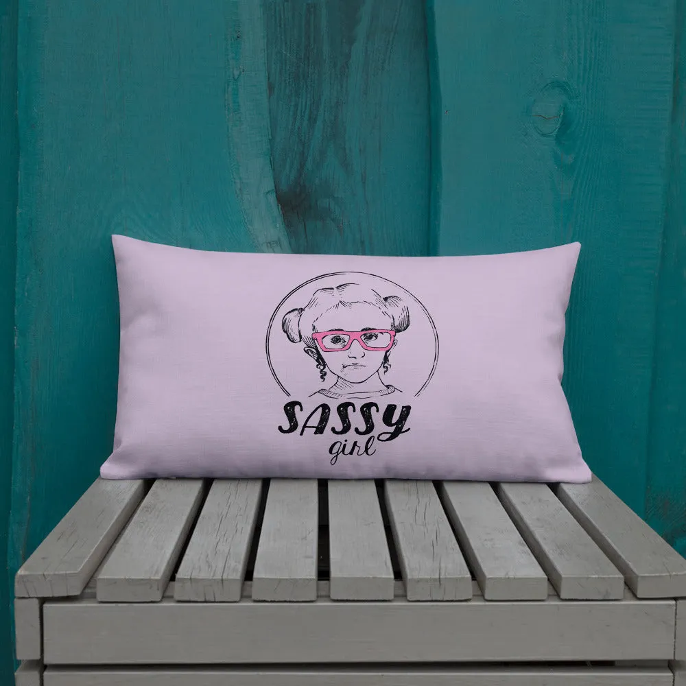 Sassy Girl (Esperanza - Raising Dion) Pillow - Design 02 (18x18 or 20x12)