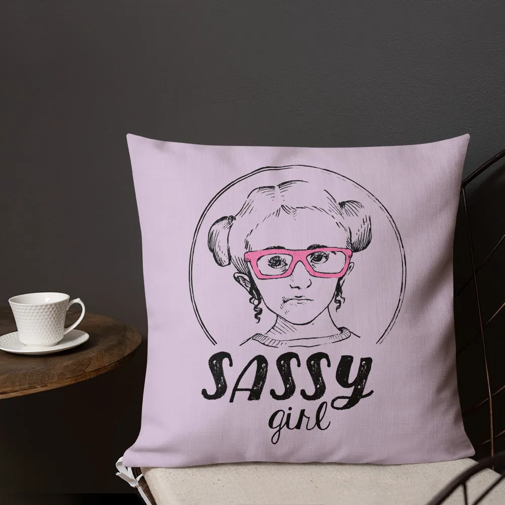 Sassy Girl (Esperanza - Raising Dion) Pillow - Design 02 (18x18 or 20x12)