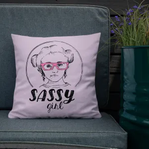 Sassy Girl (Esperanza - Raising Dion) Pillow - Design 02 (18x18 or 20x12)