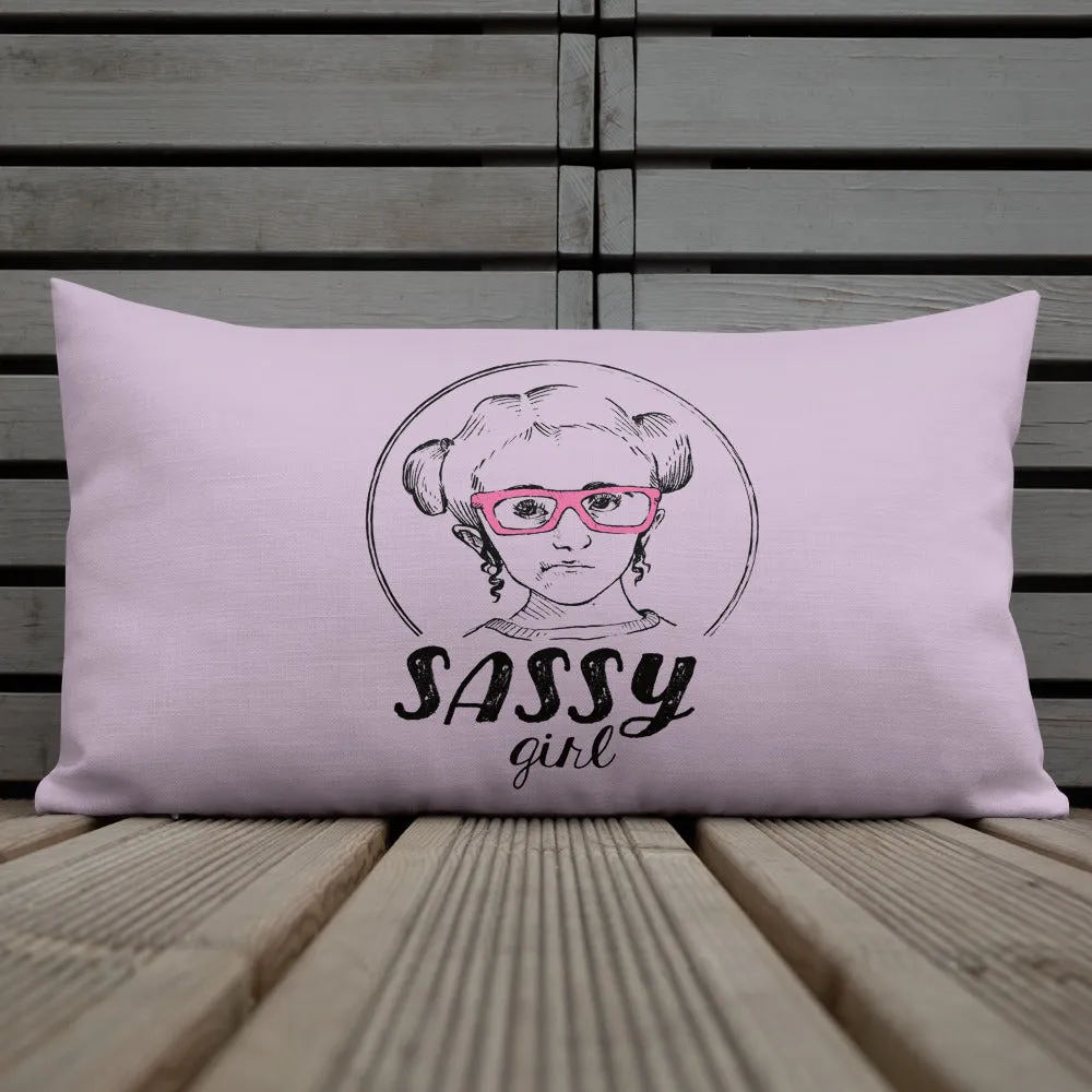 Sassy Girl (Esperanza - Raising Dion) Pillow - Design 02 (18x18 or 20x12)