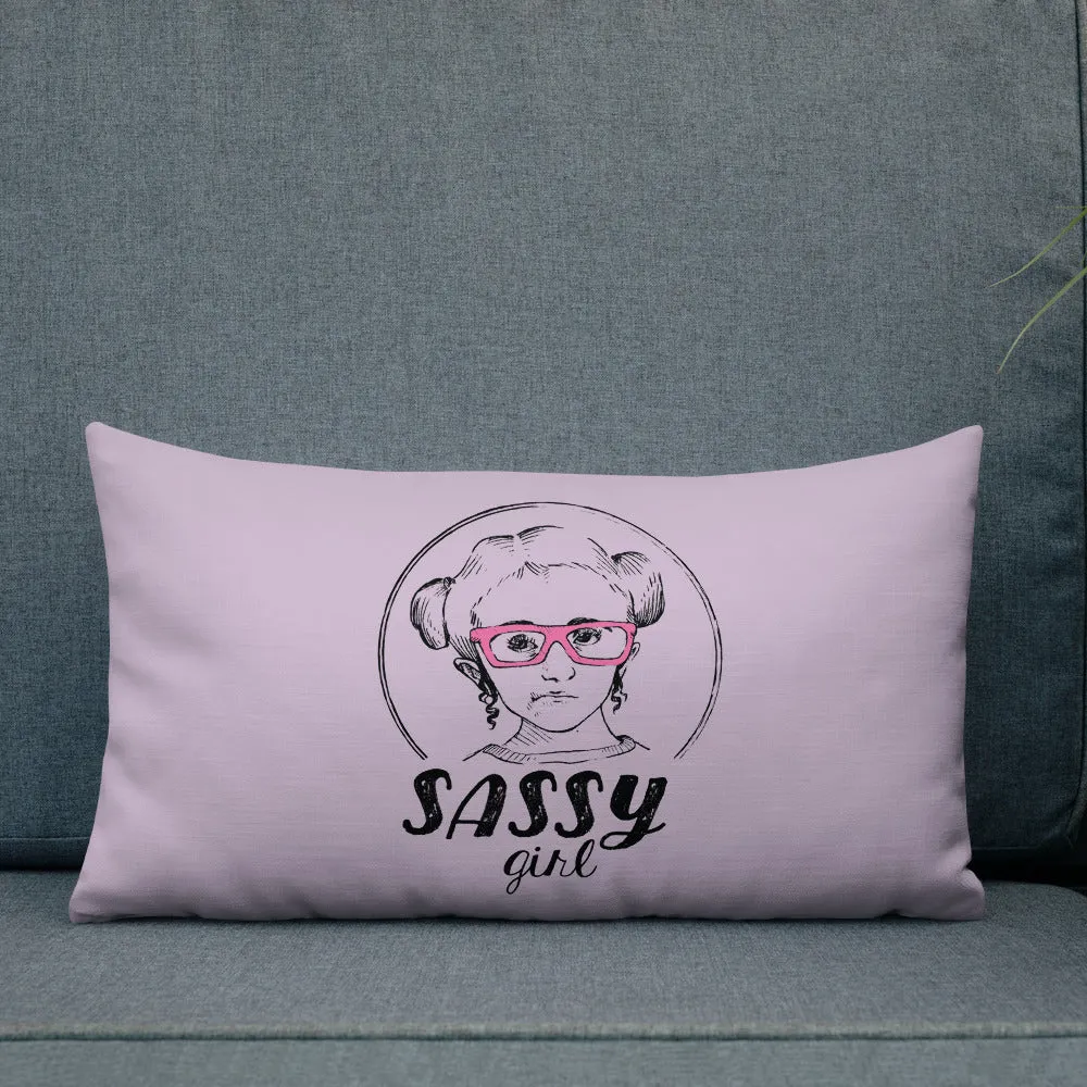 Sassy Girl (Esperanza - Raising Dion) Pillow - Design 02 (18x18 or 20x12)