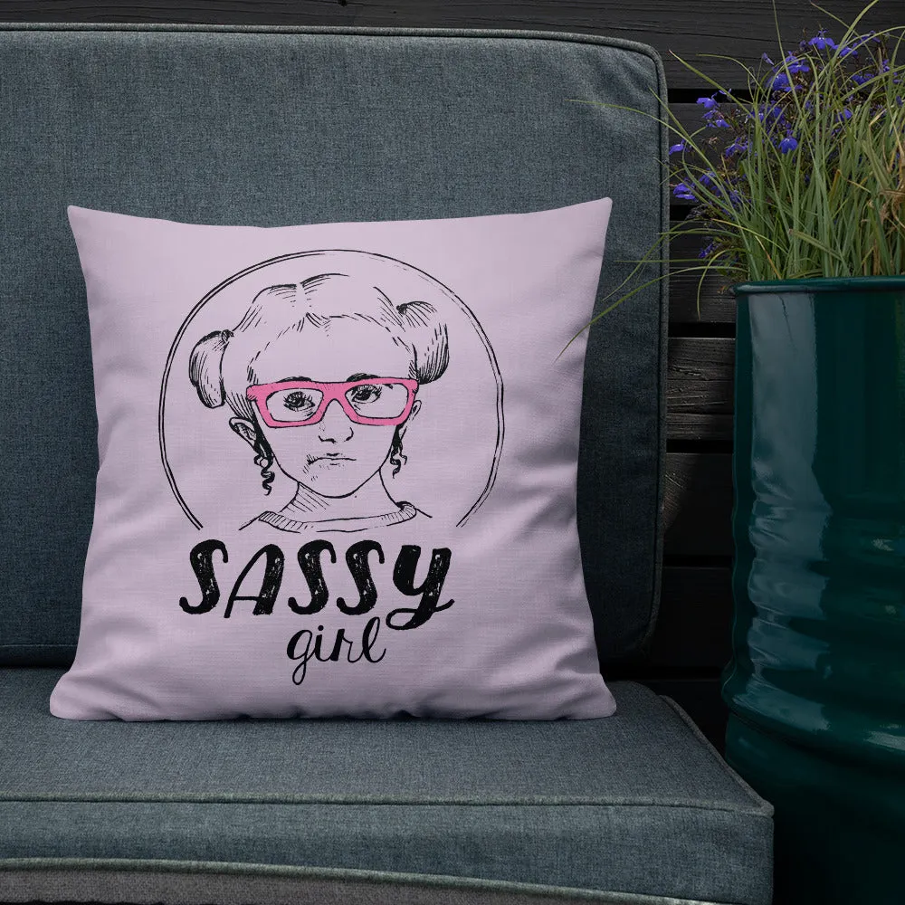 Sassy Girl (Esperanza - Raising Dion) Pillow - Design 02 (18x18 or 20x12)
