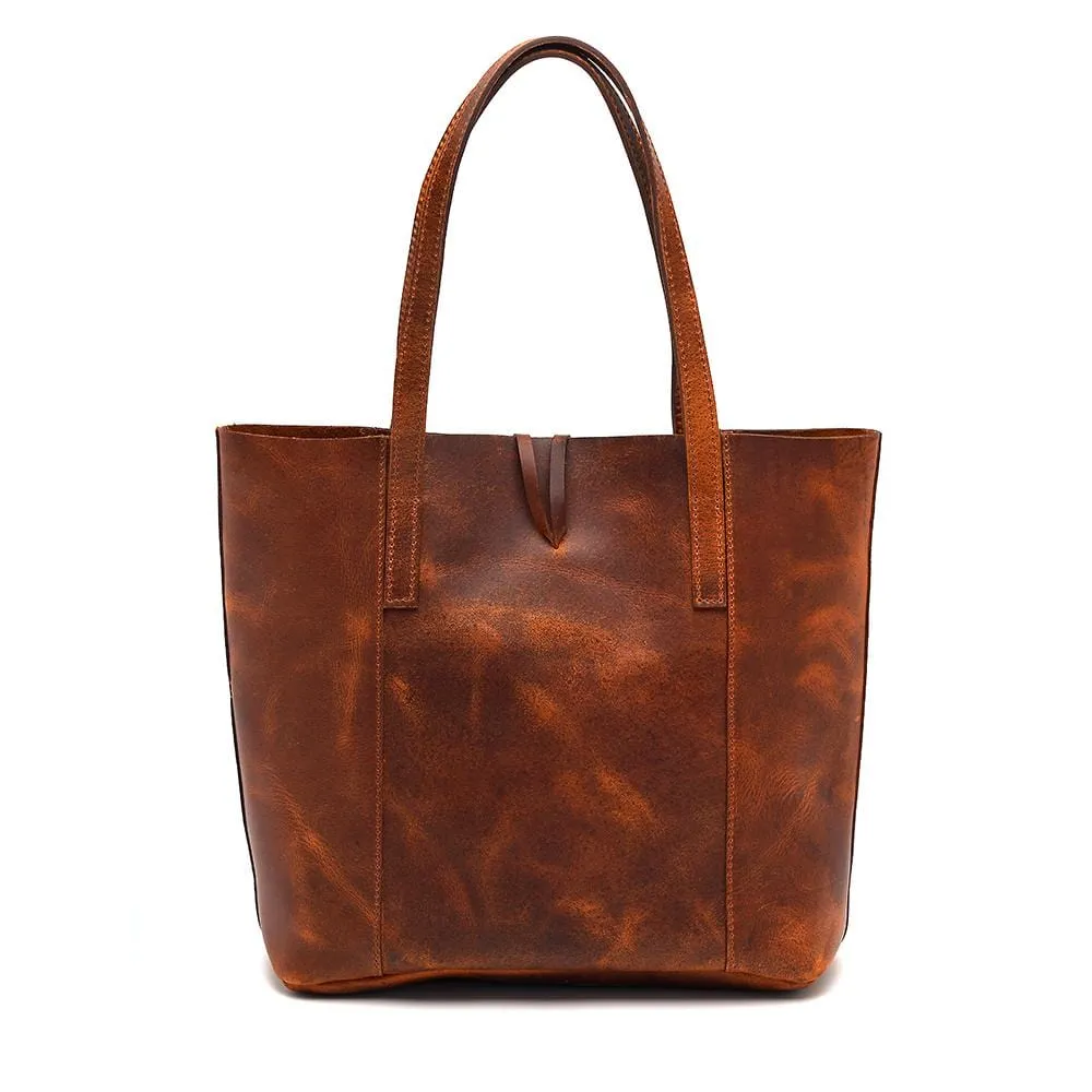 Savannah Leather Tote   FREE Matching Vanity Bag   3 FREE Wallets