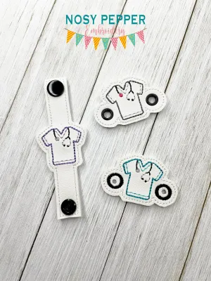 Scrub Top Shoe Charm machine embroidery design (3 versions included) DIGITAL DOWNLOAD