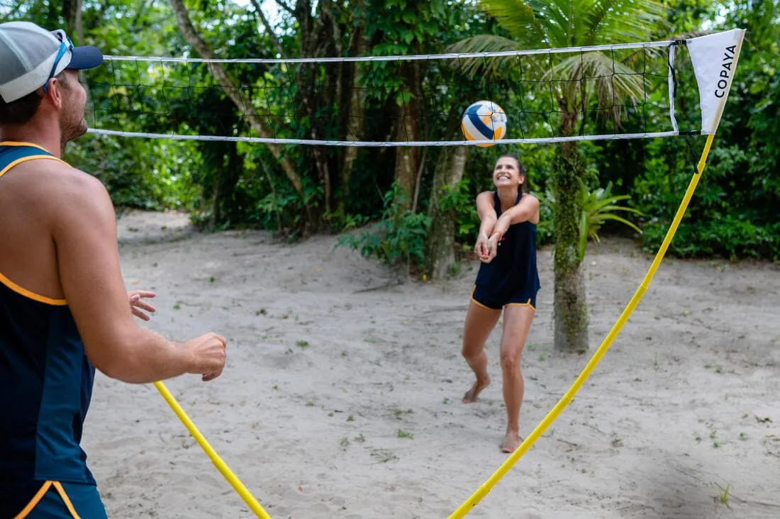 Set (Filet et poteaux) de Beach volley d'initiation BV100