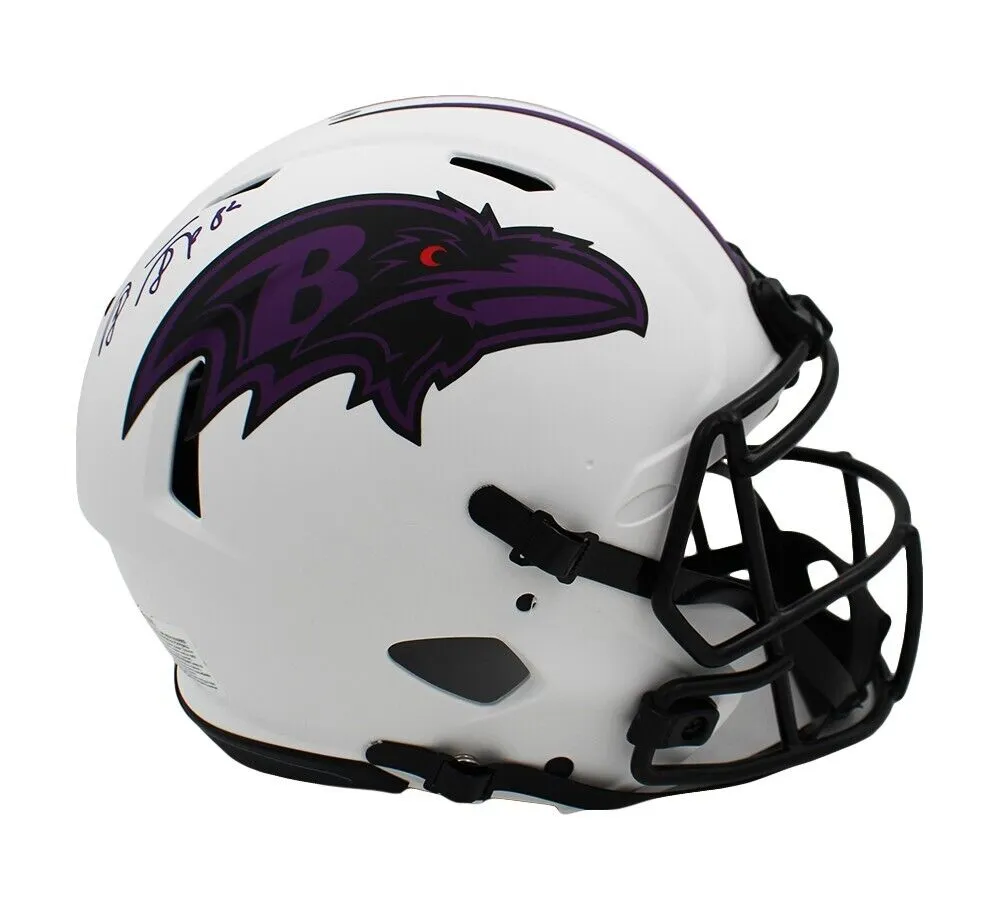 Shannon Sharpe Signed Baltimore Ravens Speed Authentic Lunar NFL Helmet