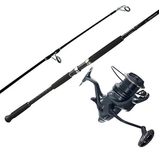 Shimano Aerowave Composite 1202M 5-8kg   Shimano Med Baitrunner Ci4  LC 5500 XTB Combo