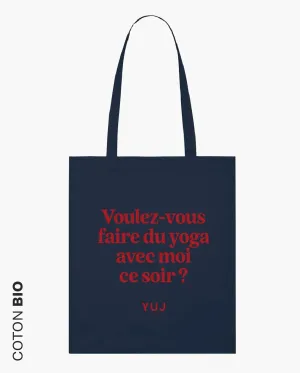 Shopping bag en coton VOULEZ-VOUS ?