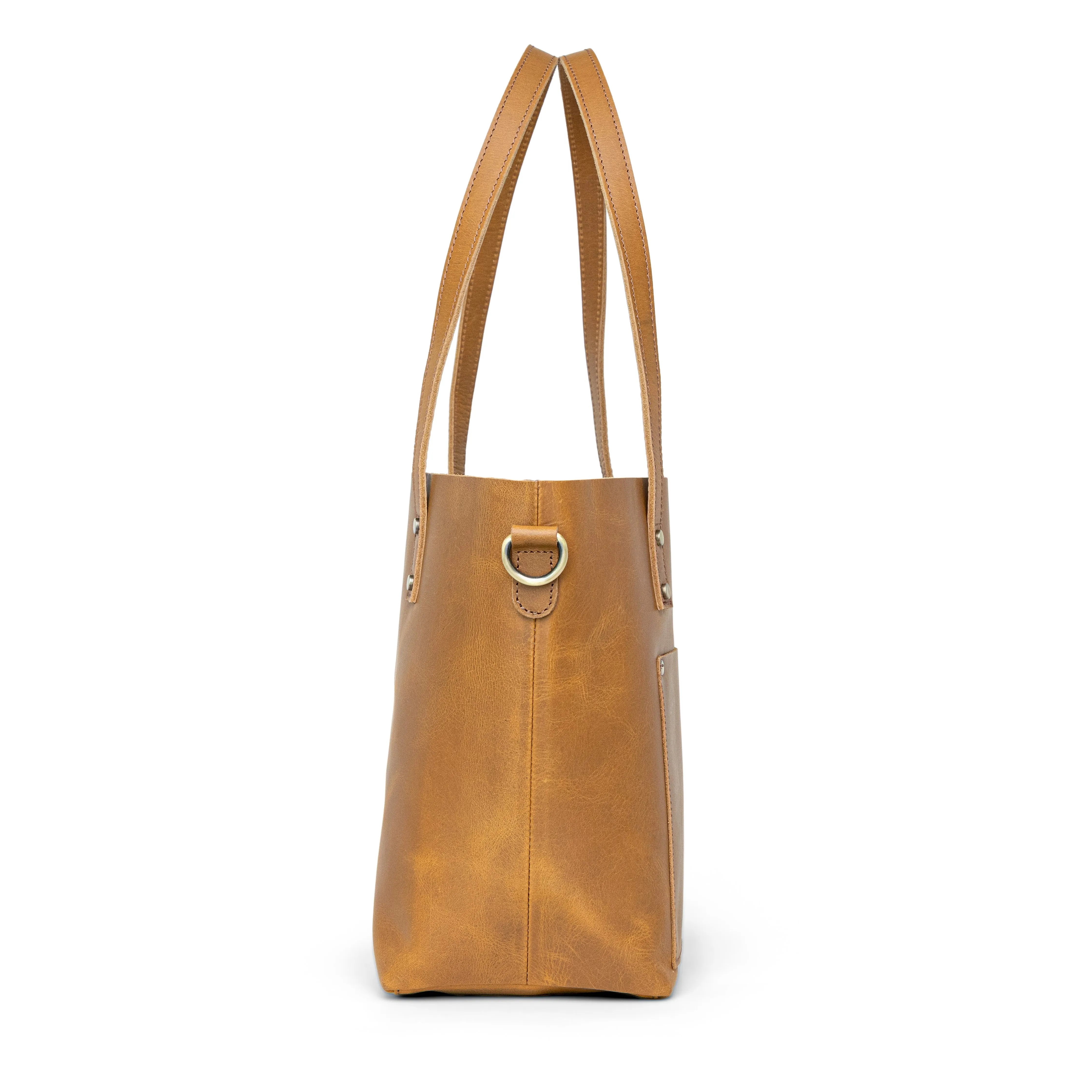 Sienna Buffalo Leather Tote Bag
