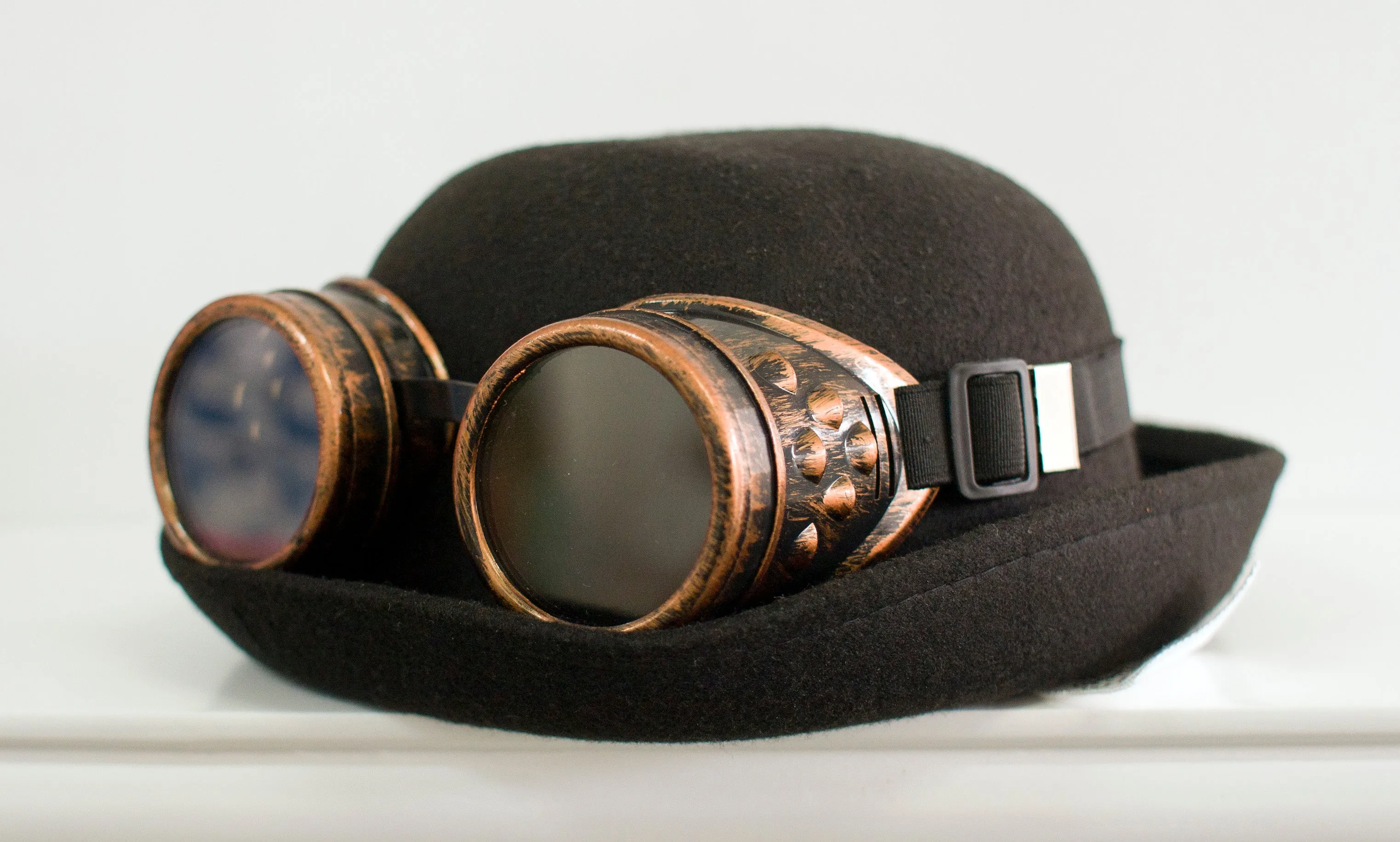 Silver Steampunk Goggles