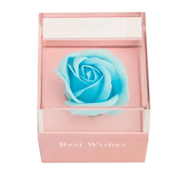 Single Soap Rose In Acrylic – Elegant Unique Gift Idea