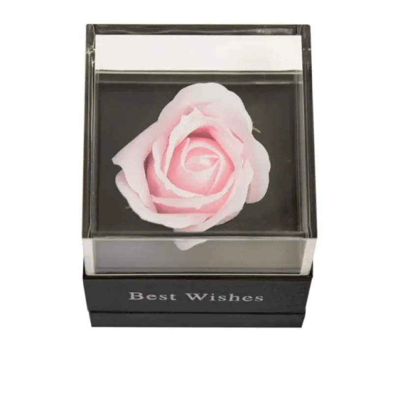 Single Soap Rose In Acrylic – Elegant Unique Gift Idea