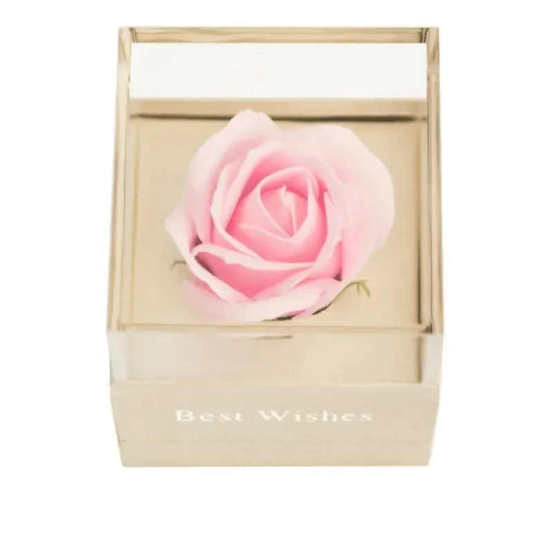 Single Soap Rose In Acrylic – Elegant Unique Gift Idea