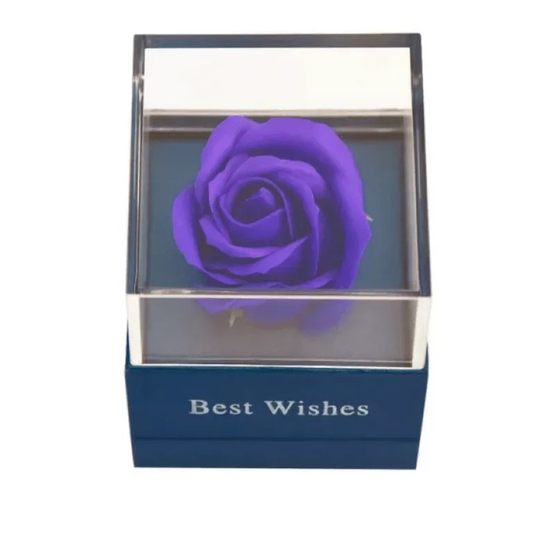 Single Soap Rose In Acrylic – Elegant Unique Gift Idea