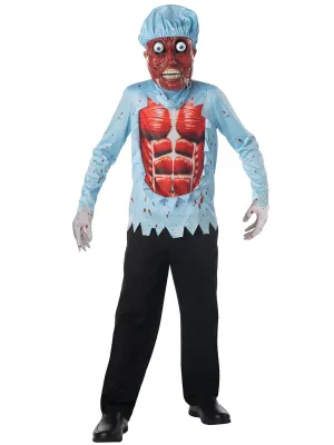 Skinned Googly Eye Surgeon Child Halloween Costume