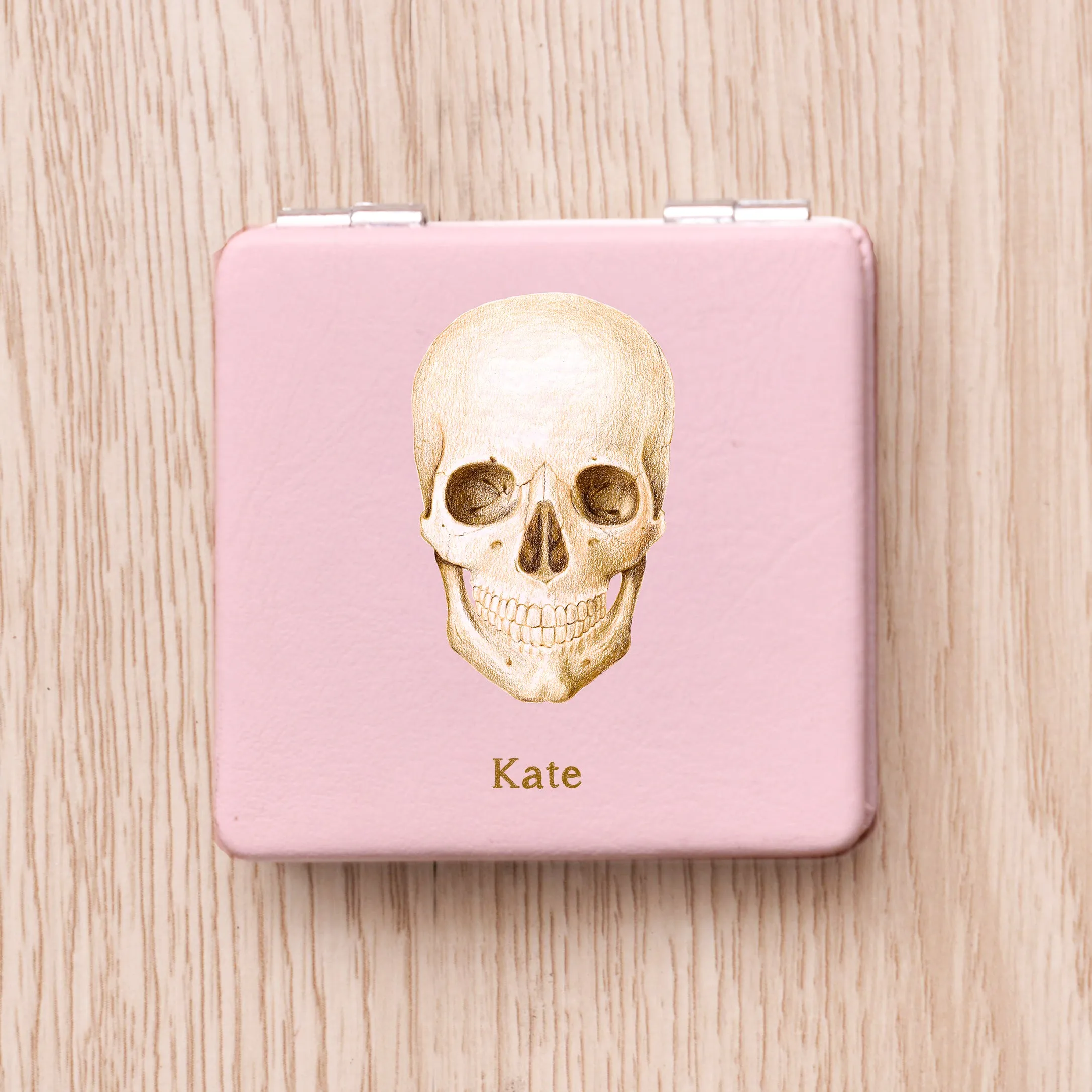 Skull Compact  Mirror