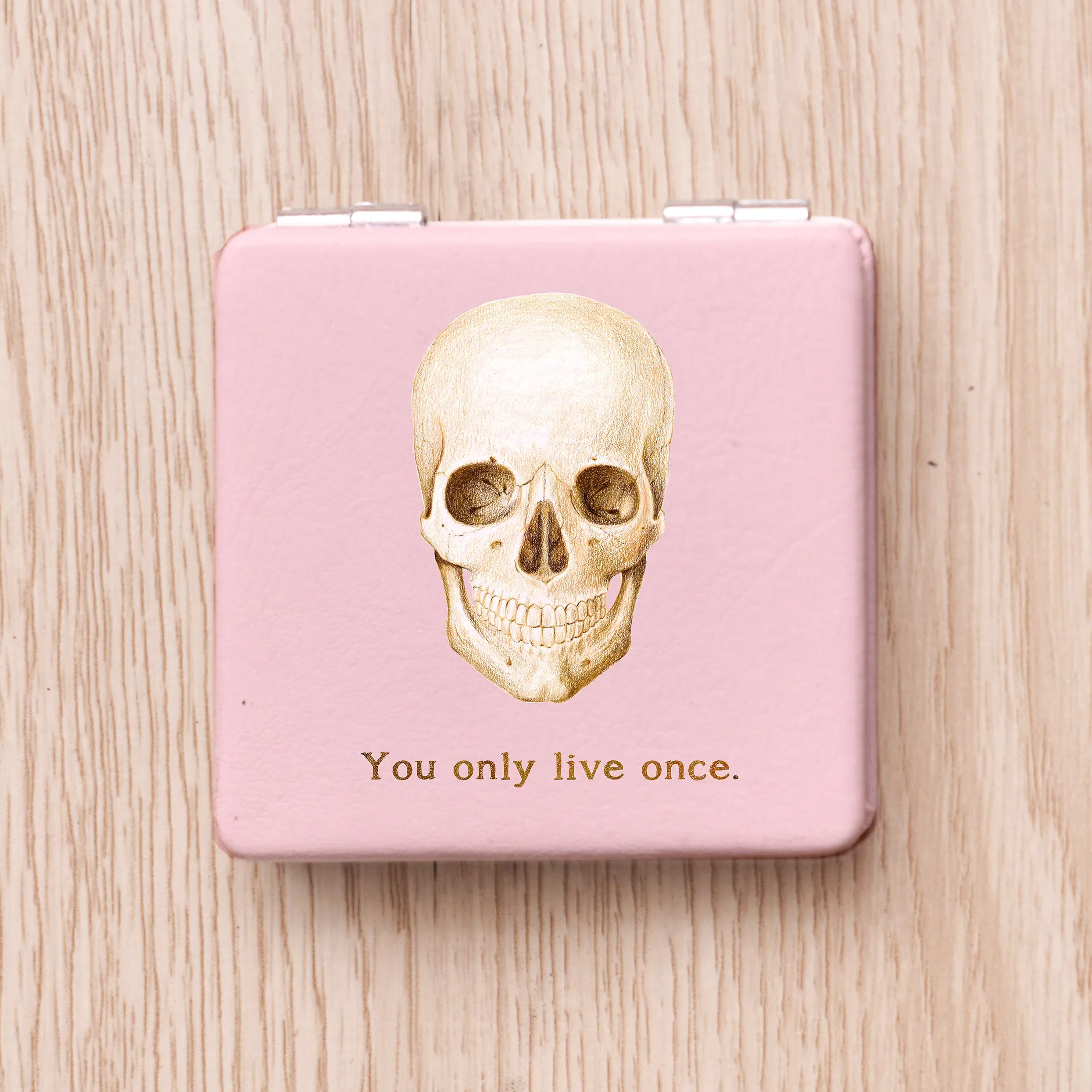 Skull Compact  Mirror