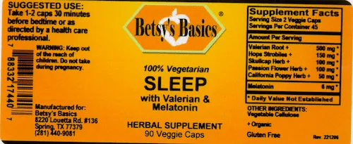 Sleep, 90 vcap