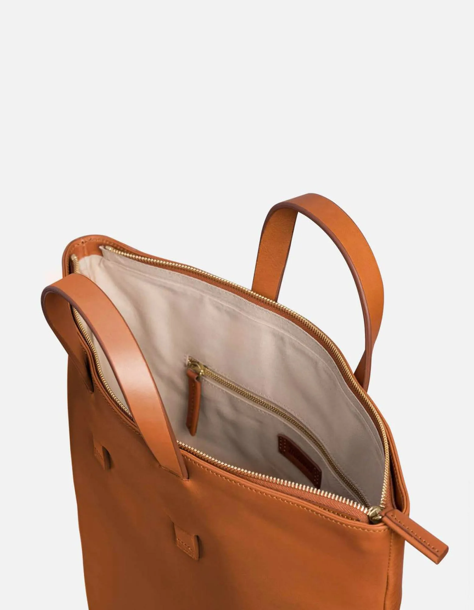 Slim Tote, Vintage Cognac