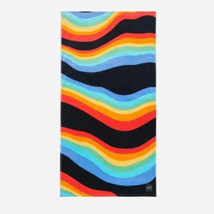 Slowtide Roygbiv Beach Towel Black