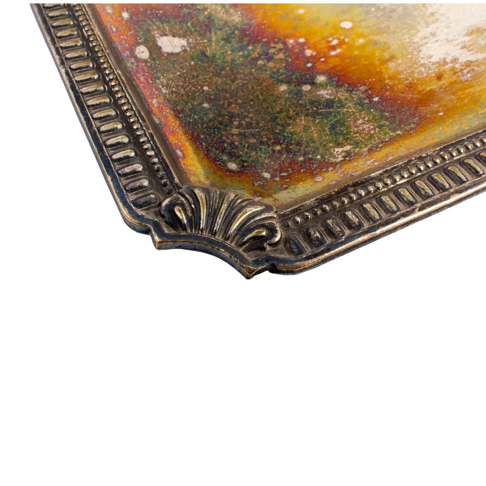Small Vintage French Silverplate Tray