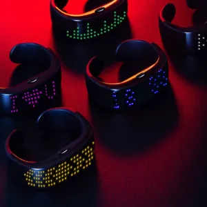 Smart RGB LED Wrist Cuff Bracelet