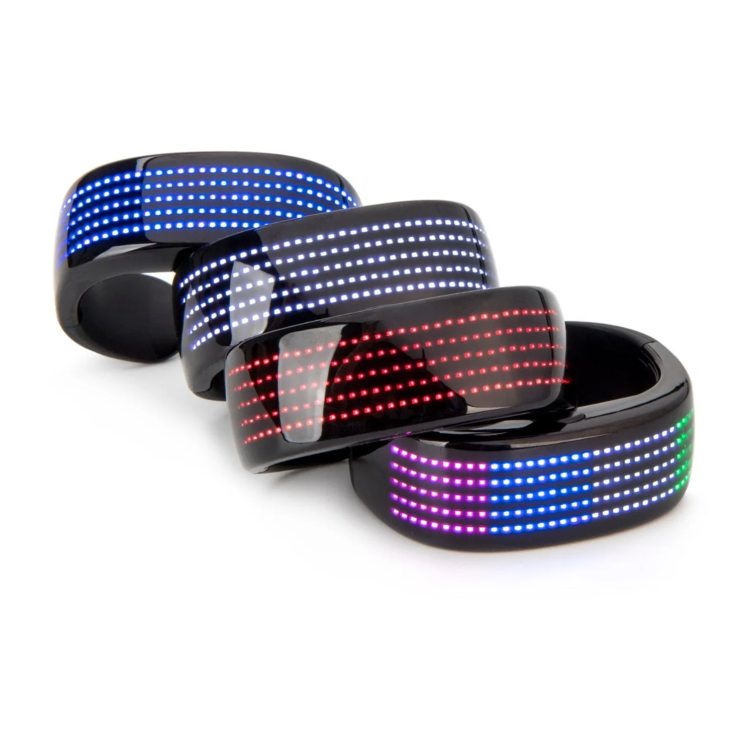 Smart RGB LED Wrist Cuff Bracelet