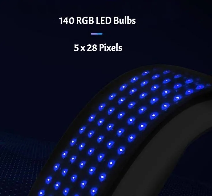 Smart RGB LED Wrist Cuff Bracelet