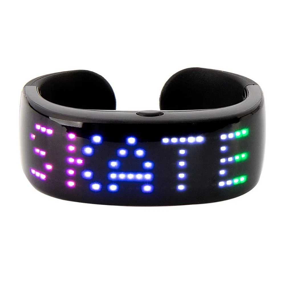 Smart RGB LED Wrist Cuff Bracelet