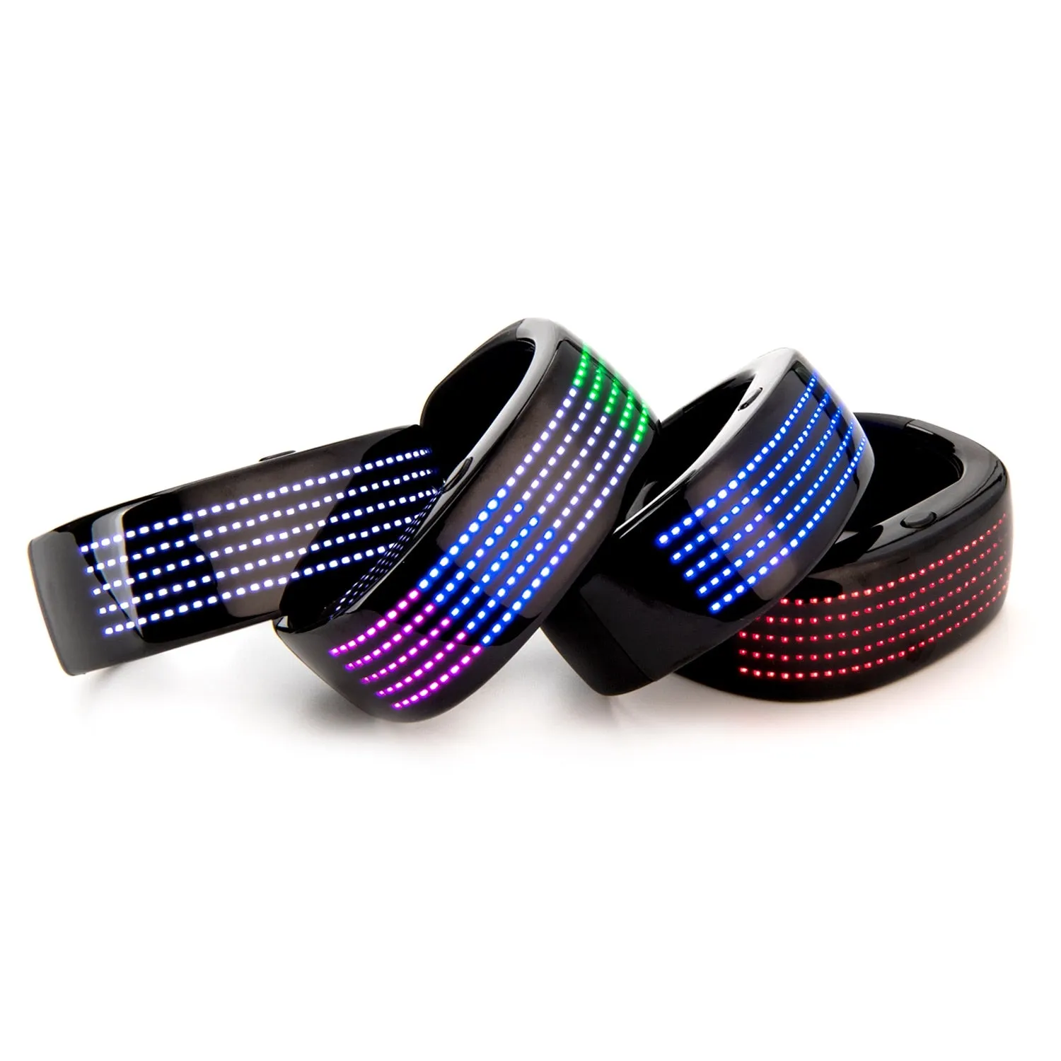 Smart RGB LED Wrist Cuff Bracelet