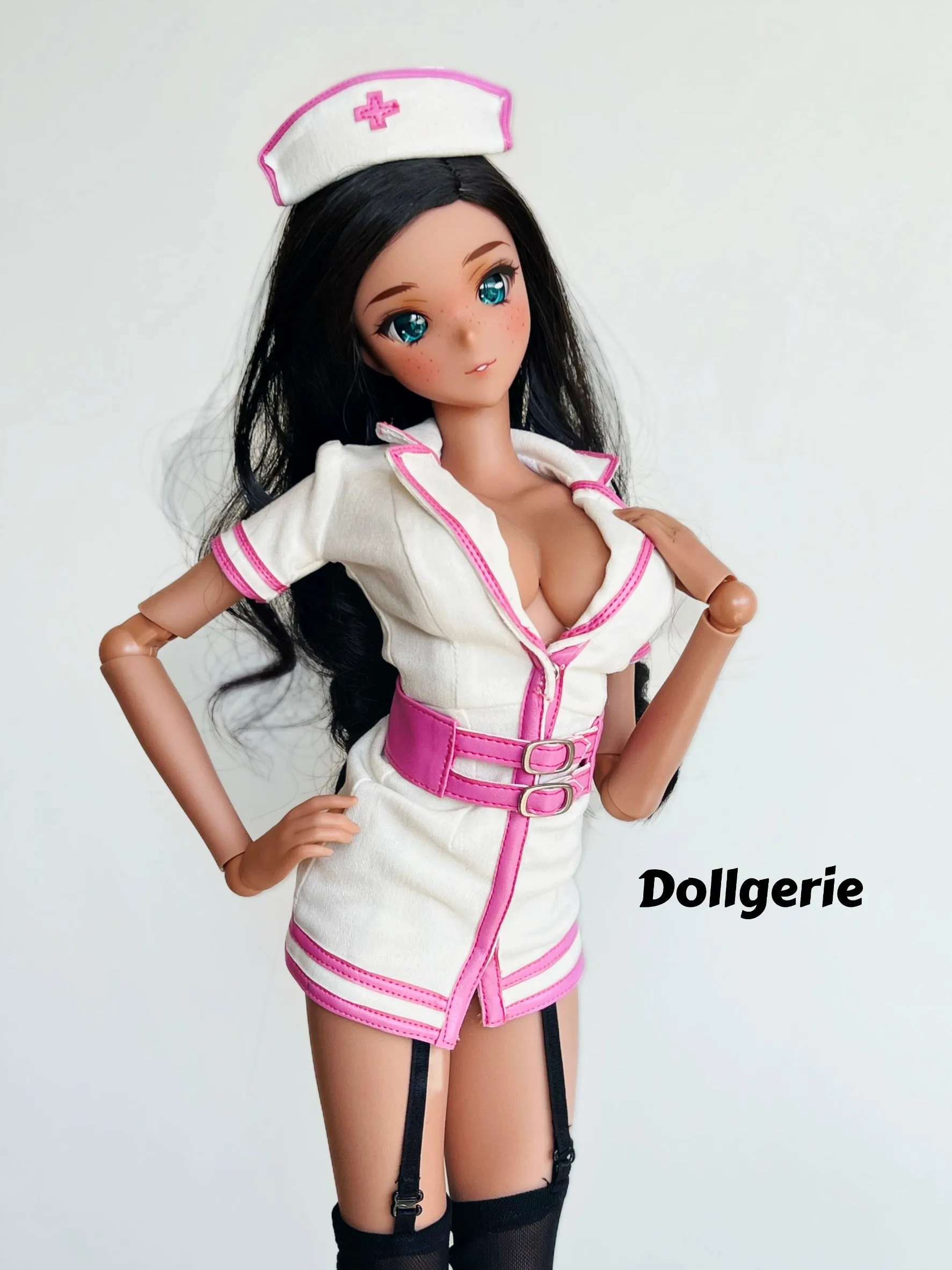 Smexy Nurse Costume for SmartDoll or DD (M-XL Bust)