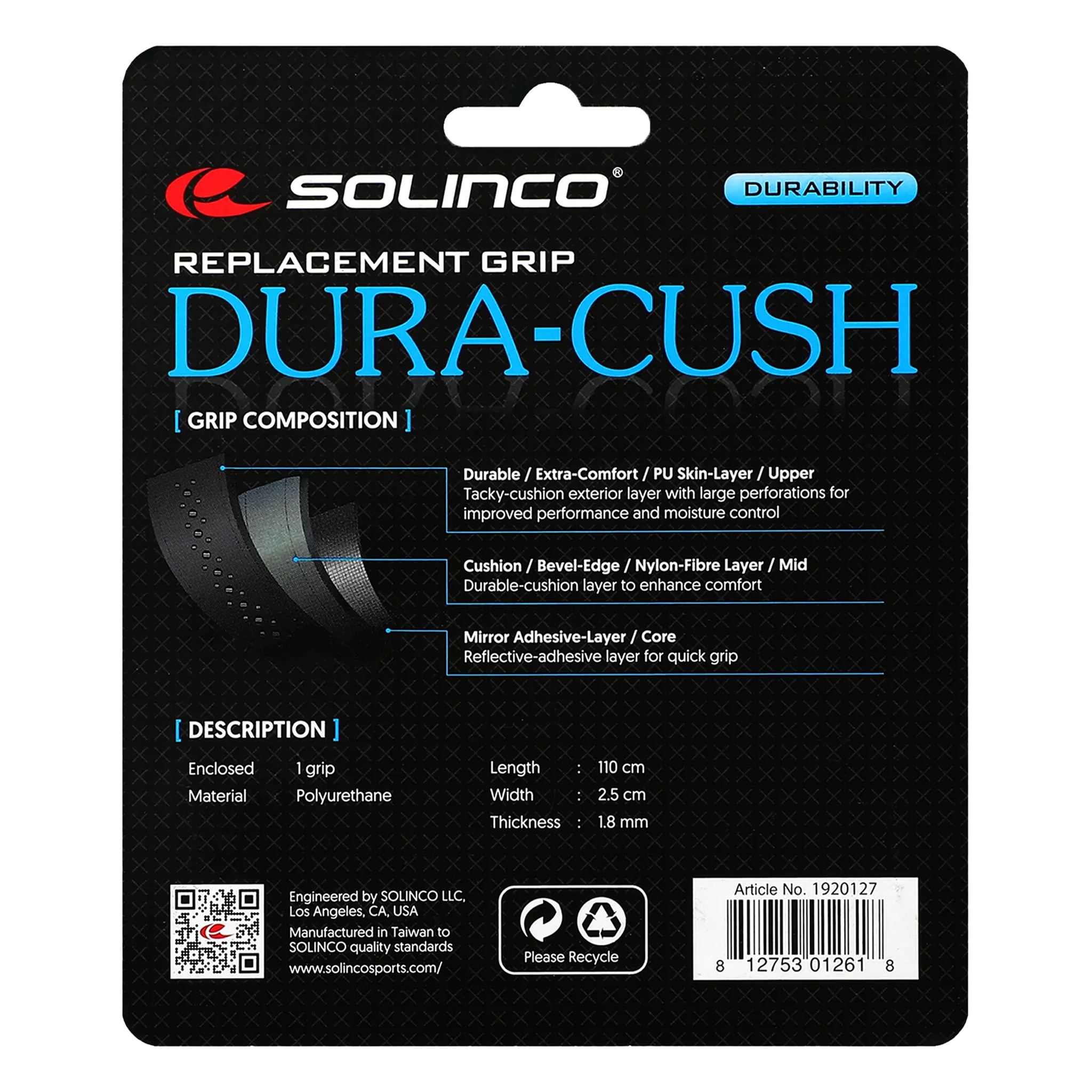 Solinco Dura-Cush Replacement Grip