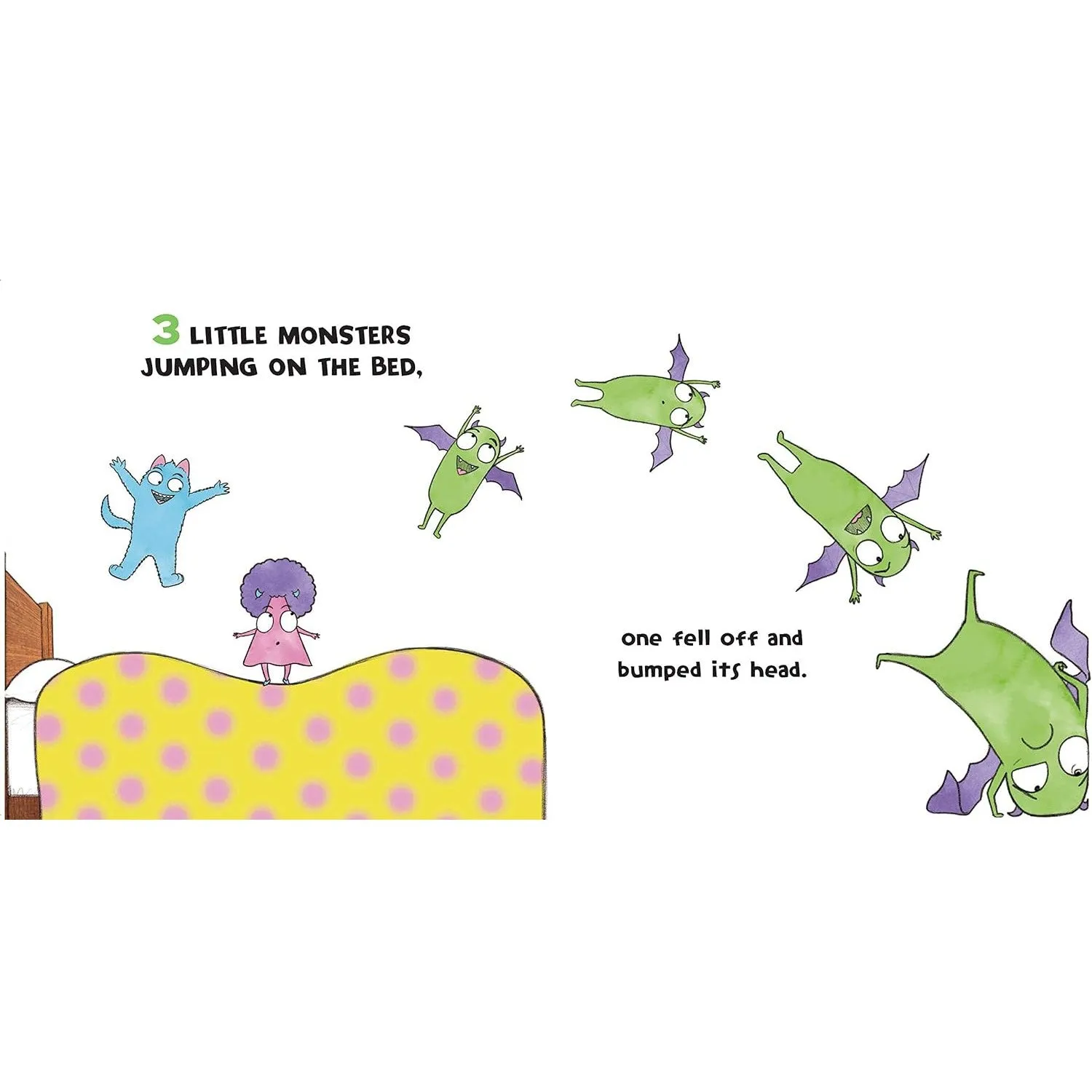 Sourcebooks: Five Little Monsters Jumping on the Bed: A Fresh Take On The Classic Counting Book!