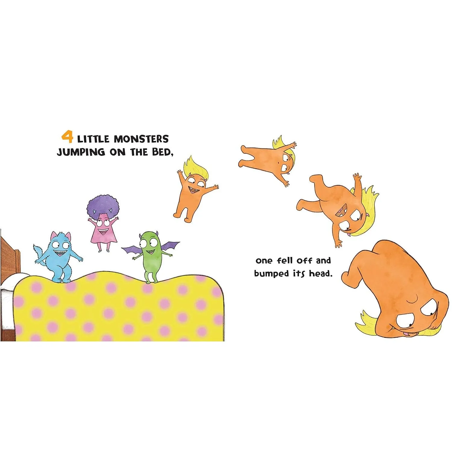 Sourcebooks: Five Little Monsters Jumping on the Bed: A Fresh Take On The Classic Counting Book!