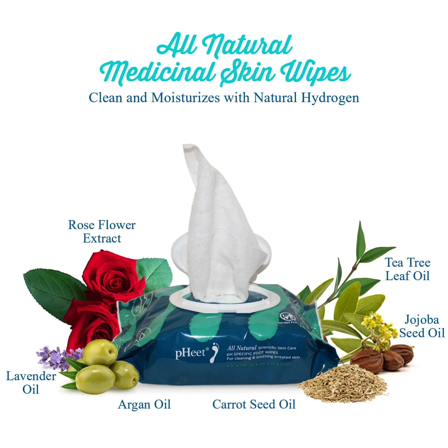 (SPECIAL OFFER) pHeet® Antifungal & Antibacterial Foot Wipes