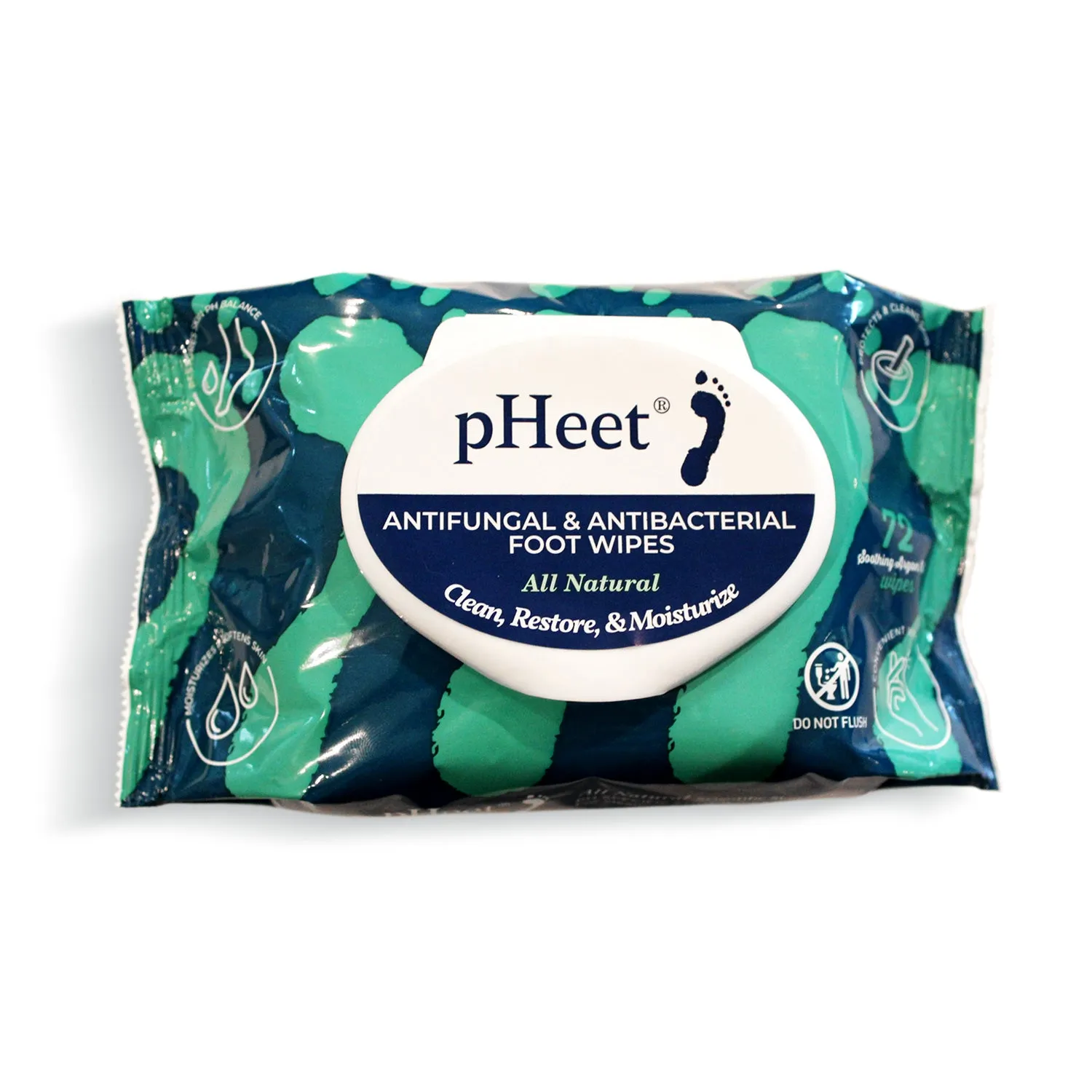 (SPECIAL OFFER) pHeet® Antifungal & Antibacterial Foot Wipes