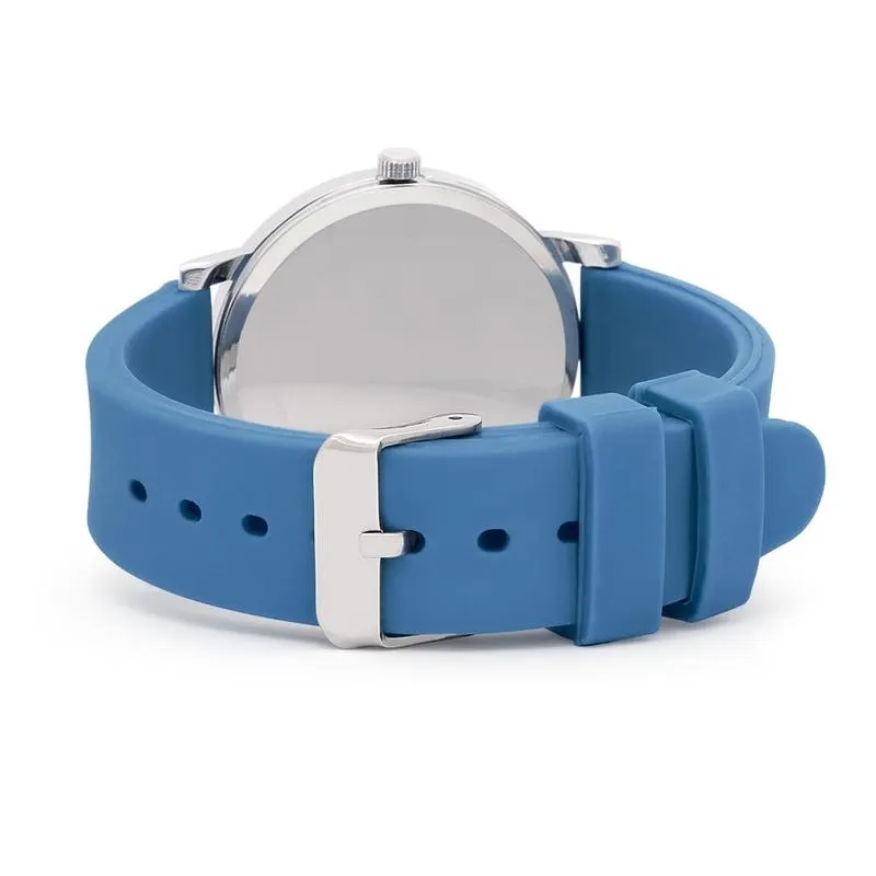Speidel Scrub Watch with Light Blue Silicone Band