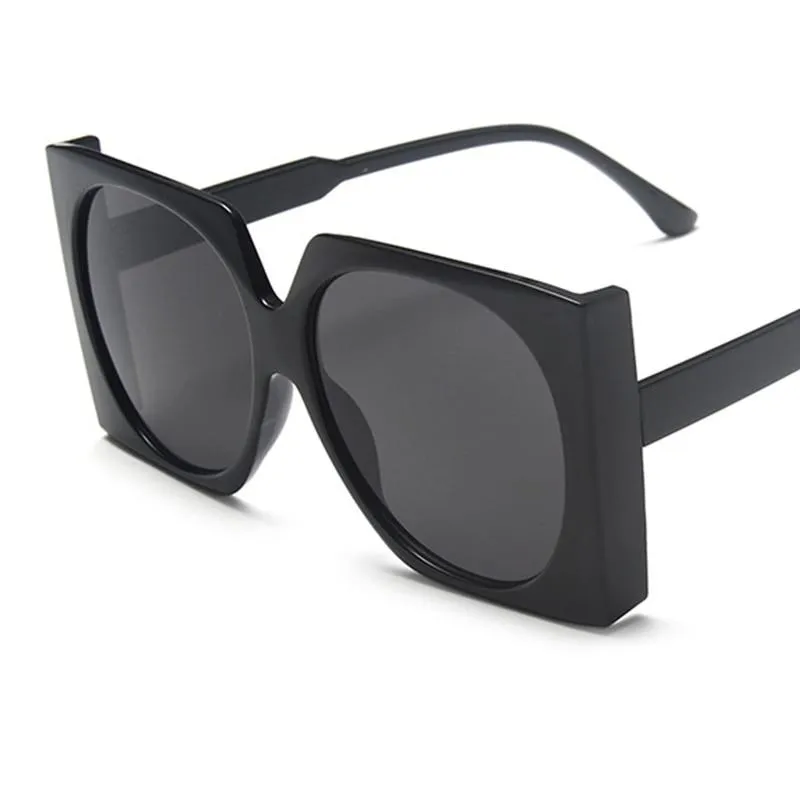 Square Brand Designer Women Fashion Sunglasses