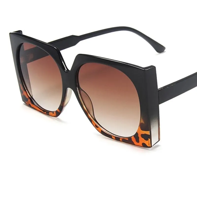 Square Brand Designer Women Fashion Sunglasses
