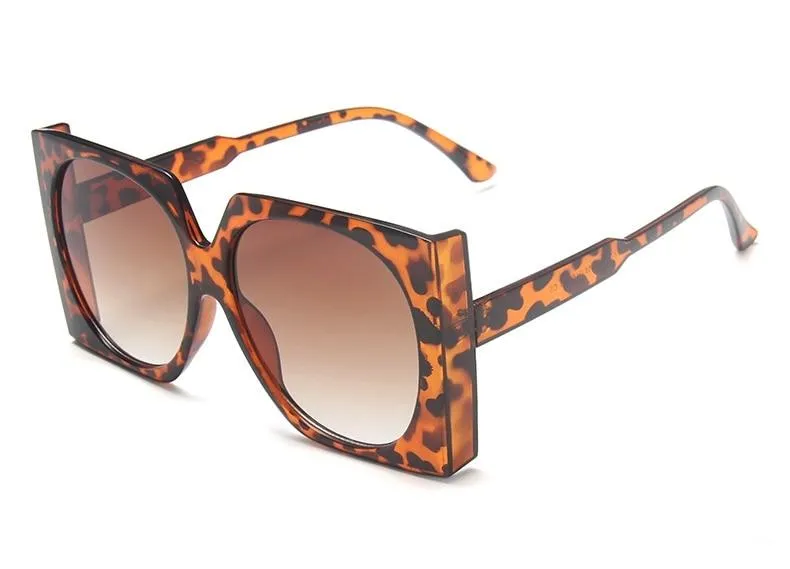 Square Brand Designer Women Fashion Sunglasses