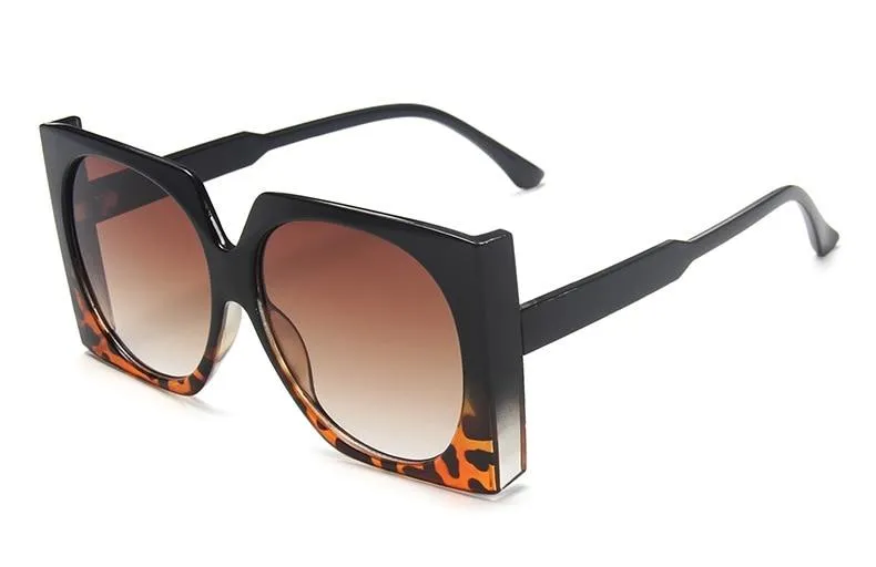 Square Brand Designer Women Fashion Sunglasses