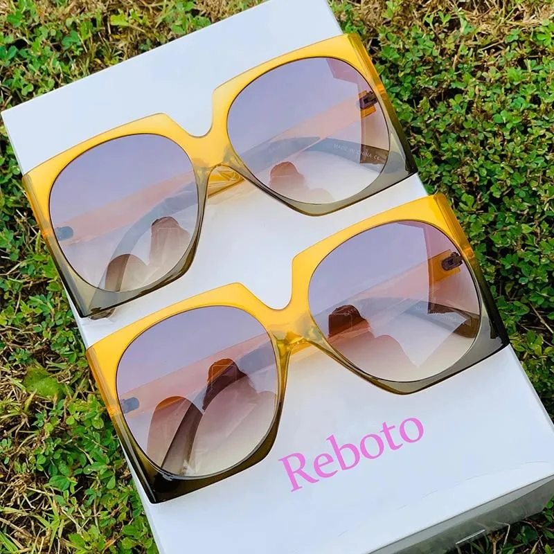 Square Brand Designer Women Fashion Sunglasses
