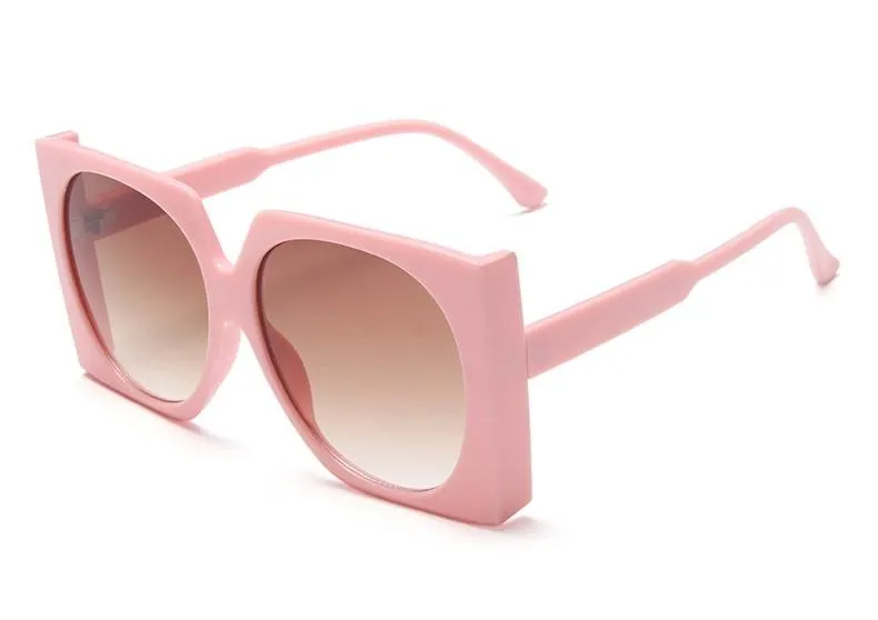 Square Brand Designer Women Fashion Sunglasses