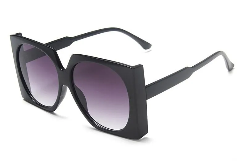 Square Brand Designer Women Fashion Sunglasses