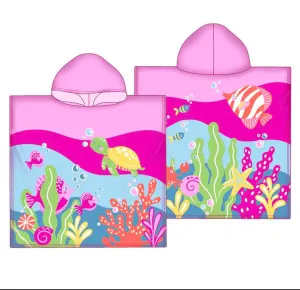 SS25 Mayoral - Fuchsia  Sealife Beach Towel