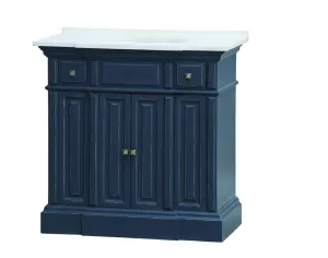 SS5236    36" NAVY DISTRESSED