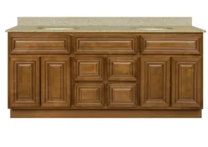SSCCGV7221D     72" Vanity With Drawers Charleston Coffee Glaze